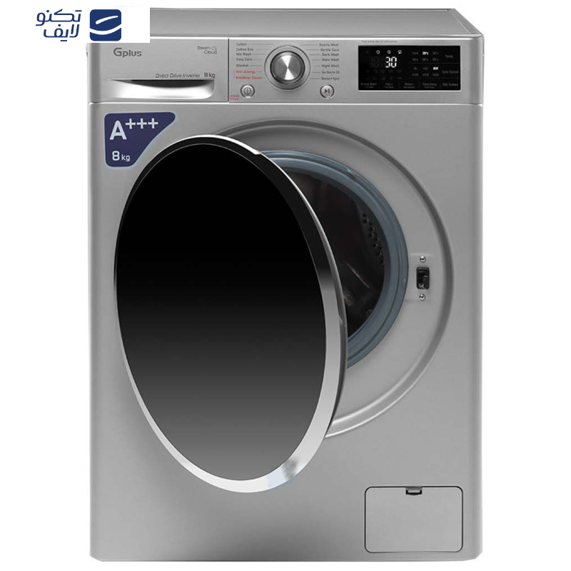 ماشین لباسشویی 8 کیلوگرم اتوماتیک جی پلاس مدل GWM-R88S ماشین لباسشویی 8 کیلوگرم اتوماتیک جی پلاس مدل GWM-R88S