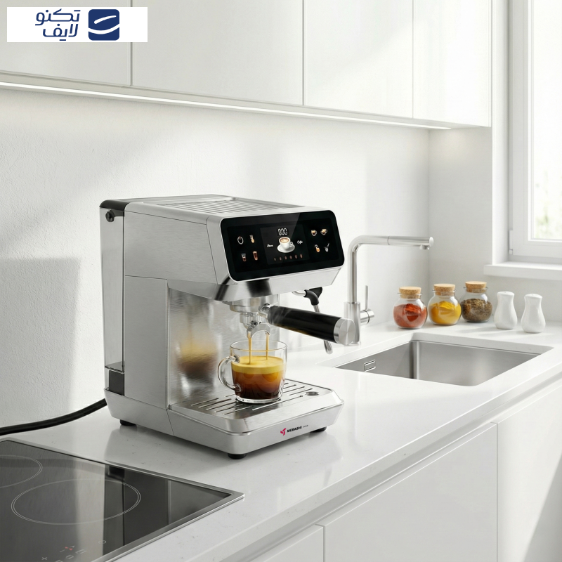 اسپرسو ساز 1800 میلی‌لیتر مباشی مدل ME-ECM2119