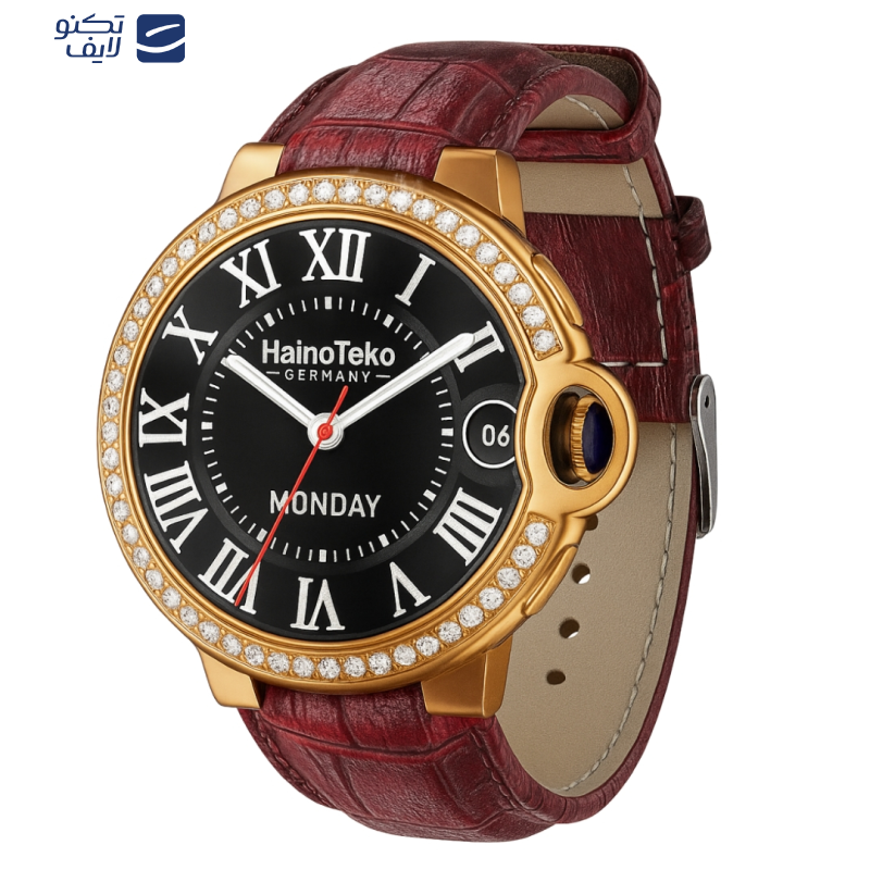 ساعت هوشمند 46 میلی متری هاینو تکو مدل RW-20 با بند چرمی ساعت هوشمند 46 میلی متری هاینو تکو مدل RW-20 با بند چرمی