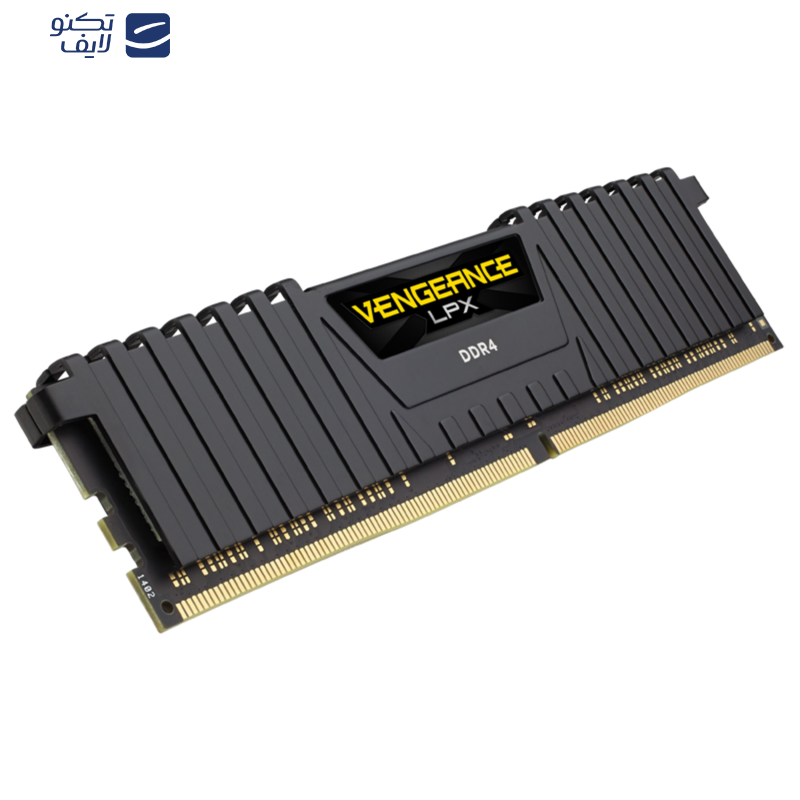 رم دسکتاپ DDR4 تک کاناله 3200 مگاهرتز CL16 کورسیر مدل VENGEANCE LPX ظرفیت 8گیگابایت