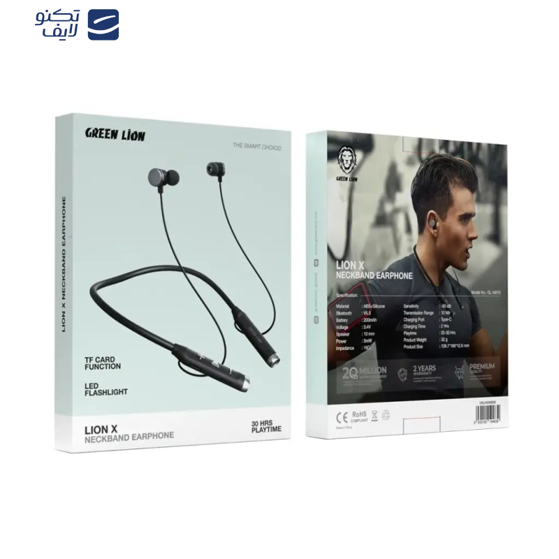 هدفون بلوتوثی گرین لاین مدل Lion X هدفون بلوتوثی گرین لاین مدل Lion X