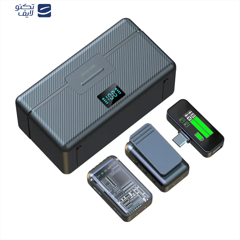 میکروفن یقه ای گرین لاین مدل GM-90X با درگاه اتصال تایپ سی میکروفن یقه ای گرین لاین مدل GM-90X با درگاه اتصال تایپ سی