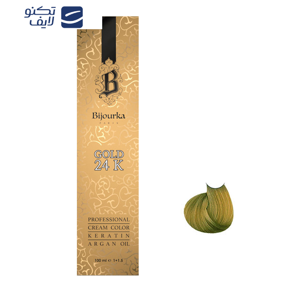 رنگ مو بیجورکا شماره 7/3 حجم 100 میلی لیتر رنگ بلوند زیتونی متوسط