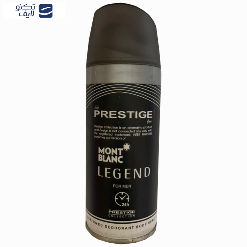 اسپری بدن مردانه نیو پرستیژ کالر مدل MONT BLANC حجم 150 میلی لیتر اسپری بدن مردانه نیو پرستیژ کالر مدل MONT BLANC حجم 150 میلی لیتر