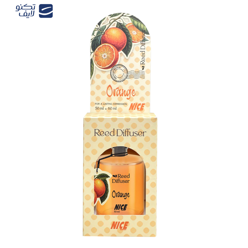 خوشبوکننده هوا نایس پاپت مدلOrange با رایحه پرتقال حجم 50 میلی لیتر 