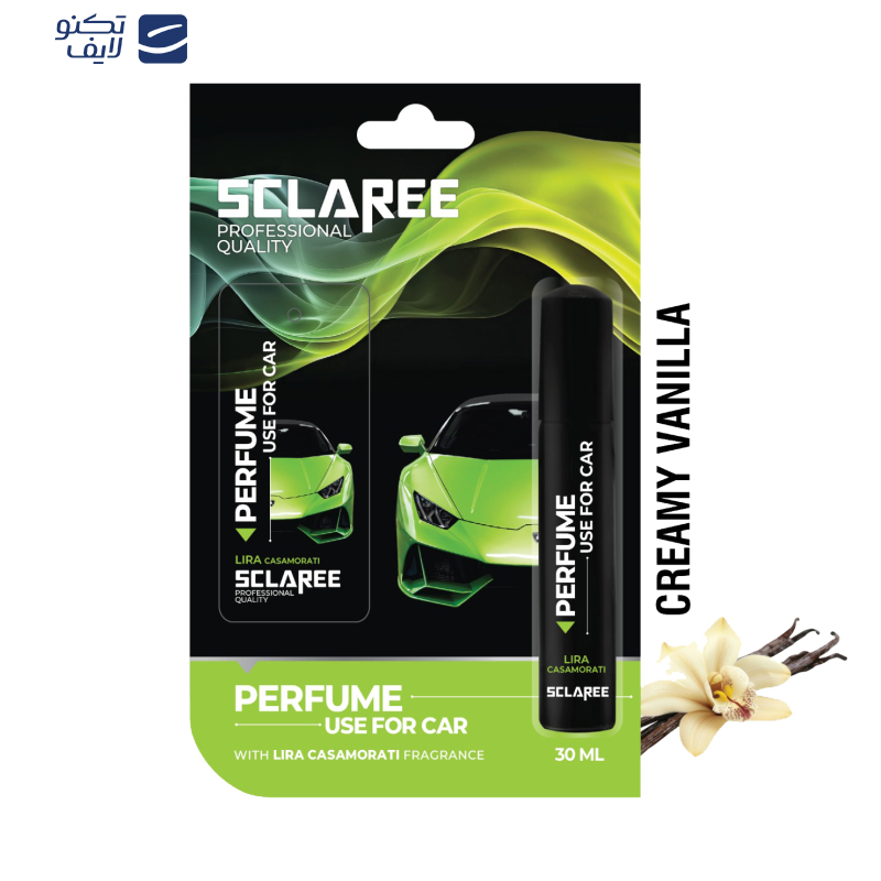 خوشبوکننده خودرو اسکلاره مدل casamorati lira با رایحه وانیل حجم 30 میلی‌لیتر