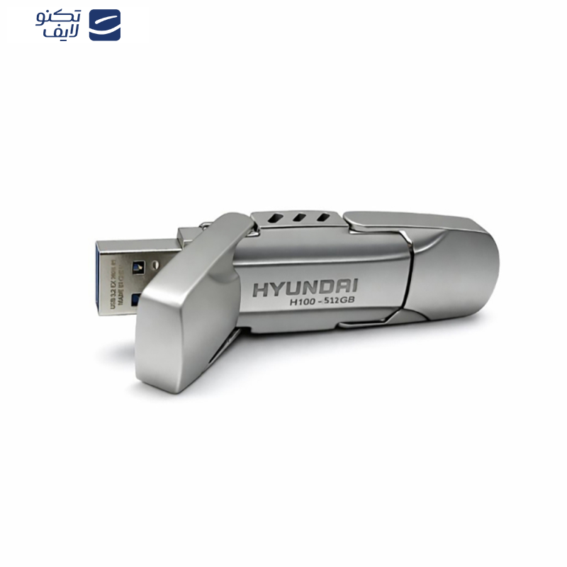اس اس دی اکسترنال هیوندای مدل H100 ظرفیت 512 گیگابایت رابط USB 3.2 Gen2