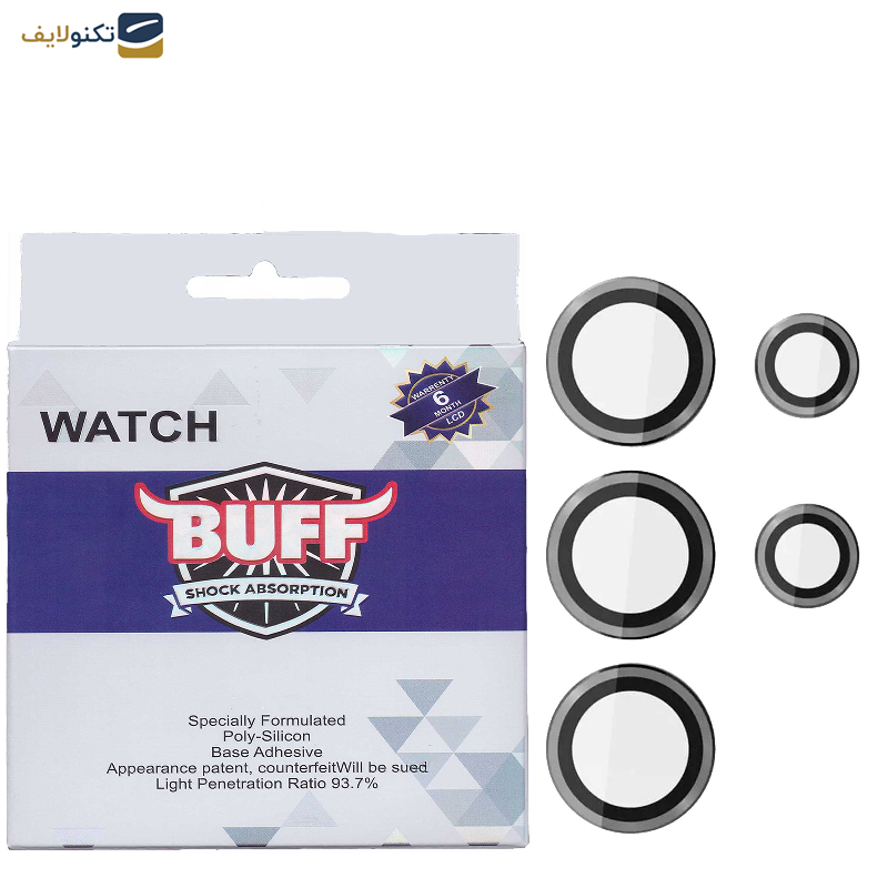 محافظ لنز دوربین بوف مدل HD-ColorLenz-G مناسب برای گوشی موبایل سامسونگ Galaxy S24 Ultra