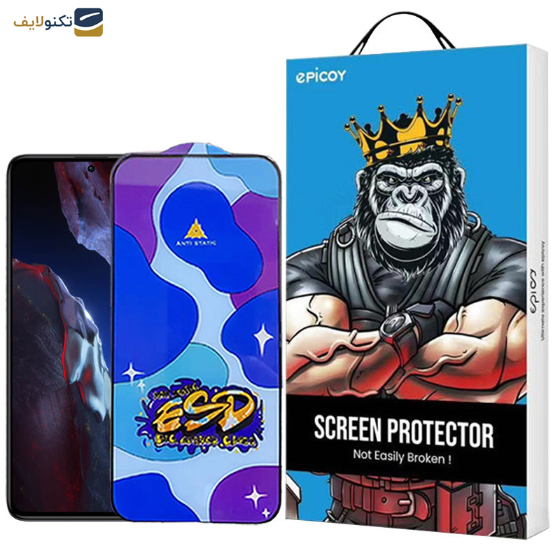  محافظ صفحه نمایش اپیکوی مدل Star ESD مناسب برای گوشی موبایل شیائومی Poco F5 Pro/Poco F5/Poco F4 GT/Poco F3 GT/Poco F4/Poco F3