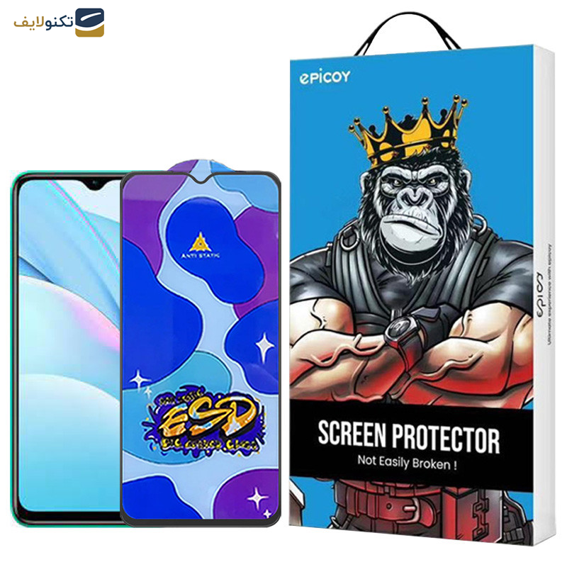  محافظ صفحه نمایش اپیکوی مدل Star ESD مناسب برای گوشی موبایل شیائومی Redmi Note 9 4G/Note 8 Pro/9 Prime 4G/9/9 Power 4G/10A