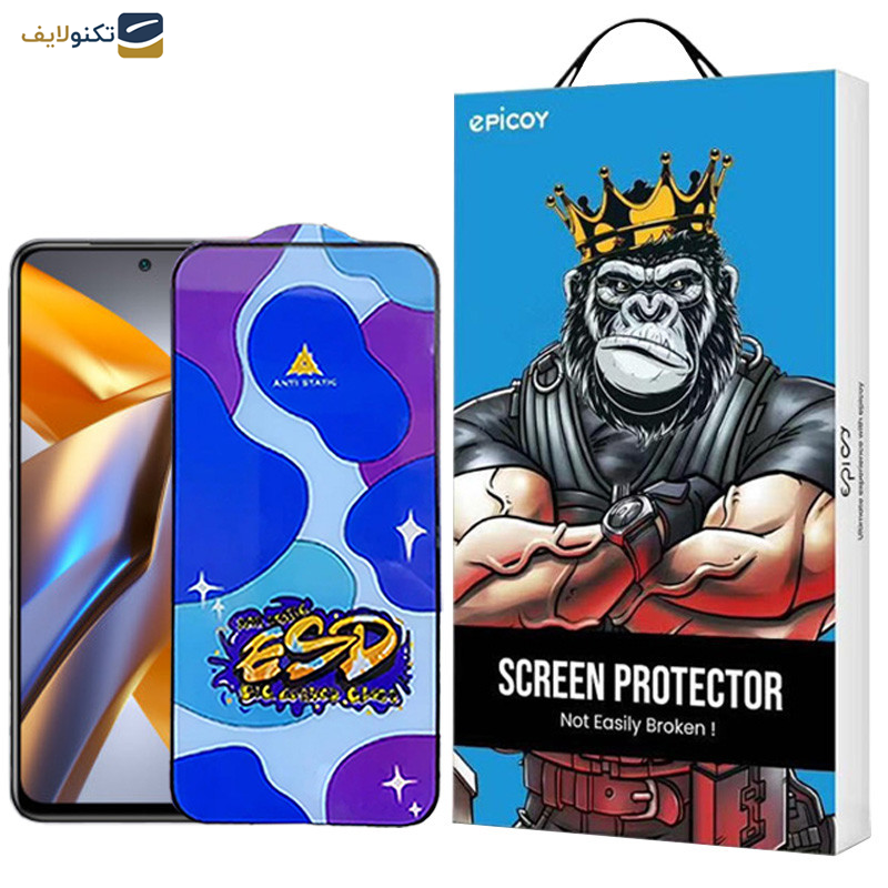 محافظ صفحه نمایش اپیکوی مدل Star ESD مناسب برای گوشی موبایل شیائومی Poco M5s 4G/Poco M4 Pro 4G/Redmi Note 11 4G/Global/Redmi Note 10 4G