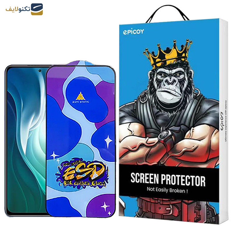 محافظ صفحه نمایش اپیکوی مدل Star ESD مناسب برای گوشی موبایل شیائومی Mi 11i/Mi 10i 5G/Mi 11X/Mi 11X Pro/11i/11i HyperCharge 5G/Black Shark 4