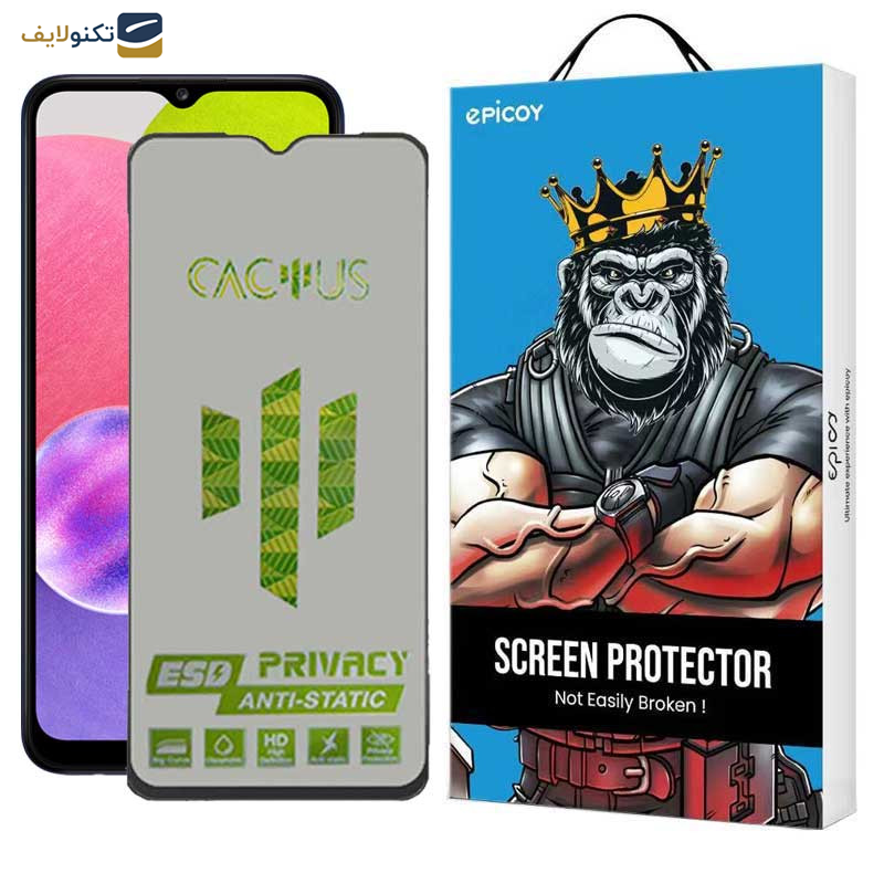  محافظ صفحه نمایش حریم شخصی اپیکوی مدل Cactus-ESD-Privacy مناسب برای گوشی موبایل سامسونگ Galaxy A03 4G / A03s / Core / A02 / A02s