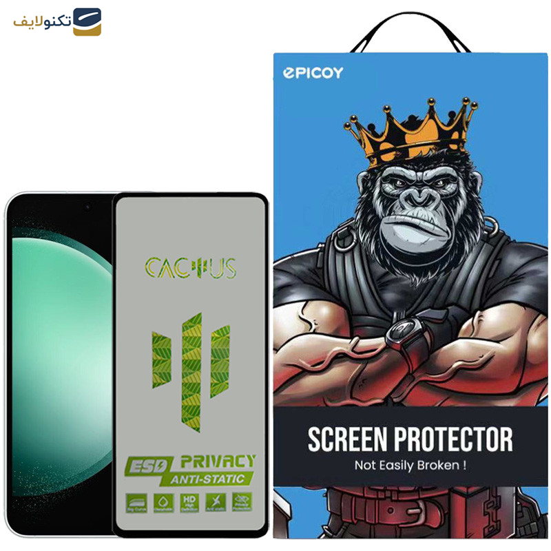 محافظ صفحه نمایش حریم شخصی اپیکوی مدل Cactus-ESD-Privacy مناسب برای گوشی موبایل سامسونگ Galaxy S23 FE/ A54