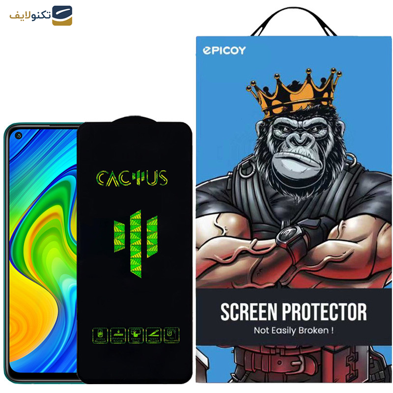 محافظ صفحه نمایش اپیکوی مدل Cactus مناسب برای گوشی موبایل شیائومی Redmi note 9 4G/5G/China /Redmi note 9T/Redmi 10X 4G