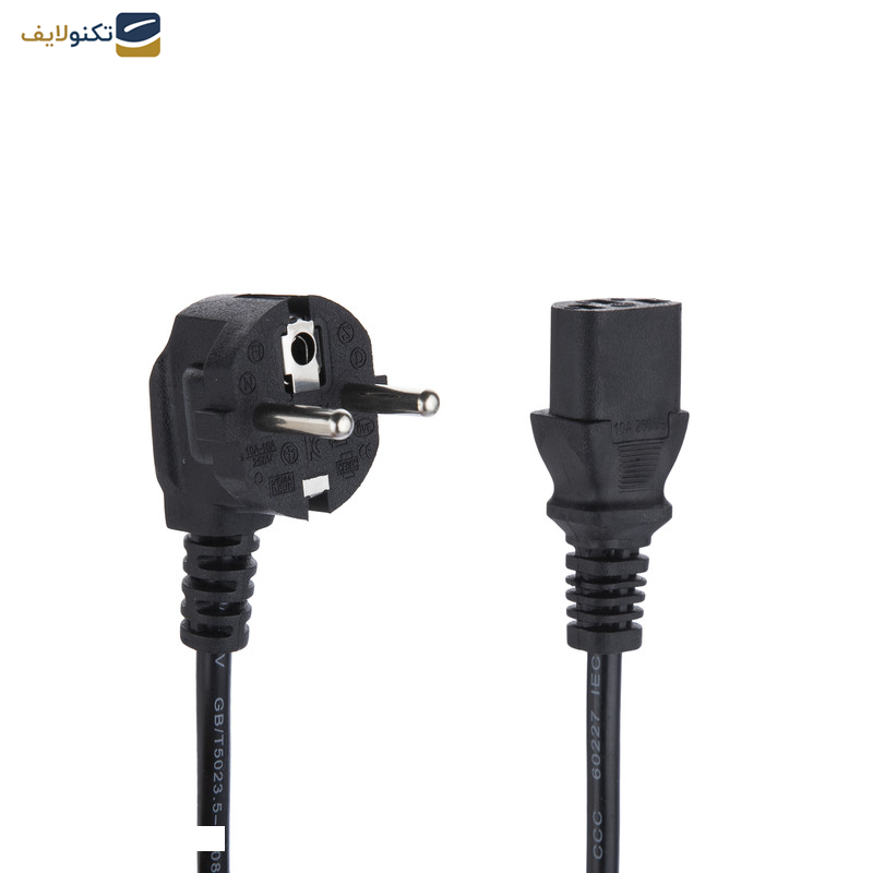 کابل برق سه پین منبع تغذیه کامپیوتر پرووان مدل PCP23 طول 1.5 متر