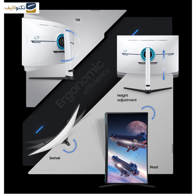 مانیتور مخصوص بازی سامسونگ مدل LS32BG850 سایز 32 اینچ مانیتور مخصوص بازی سامسونگ مدل LS32BG850 سایز 32 اینچ