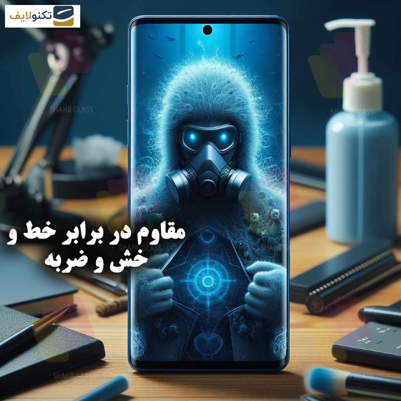 محافظ صفحه نمایش یووی شهر گلس مدل UVLIGHTSH مناسب برای گوشی موبایل سامسونگ Galaxy Note 10 4G / Galaxy Note 10 5G