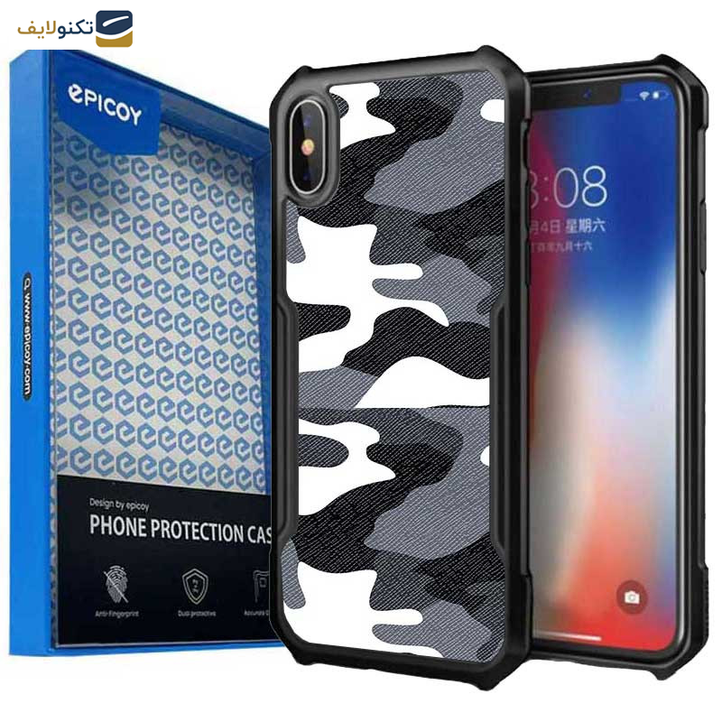 کاور اپیکوی مدل Xundd Camouflage مناسب برای گوشی موبایل اپل iPhone Xs/X