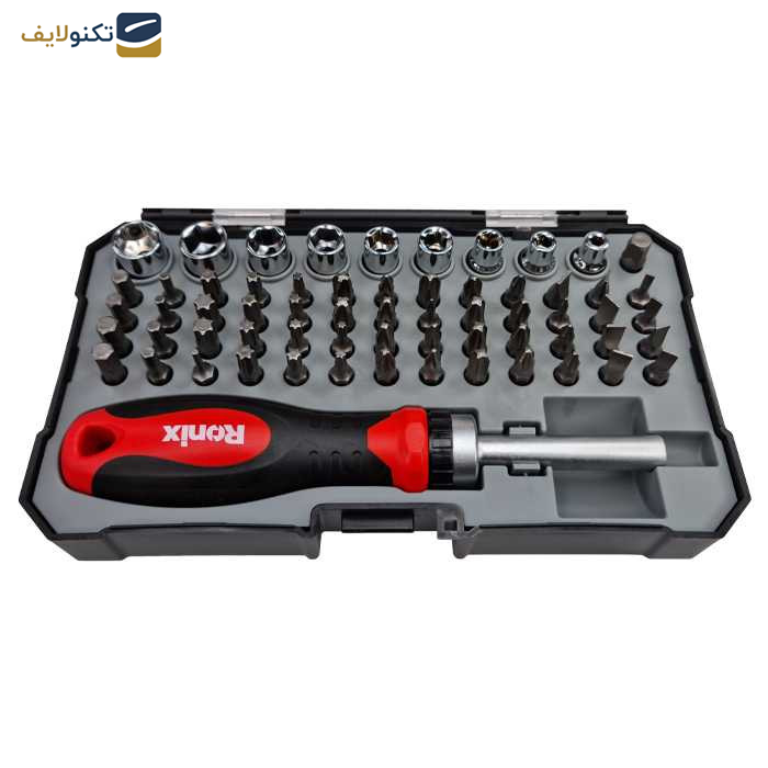 مجموعه 63 عددی سری پیچ گوشتی و بکس رونیکس مدل RH-2716