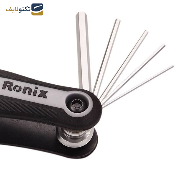 مجموعه 8 عددی آچار آلن تاشو رونیکس مدل RXH-2020