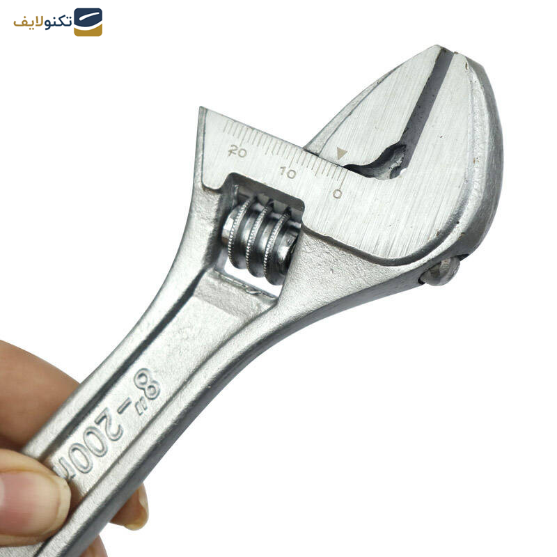 آچار فرانسه رونیکس مدل RH-2431 سایز 8 آچار فرانسه رونیکس مدل RH-2431 سایز 8