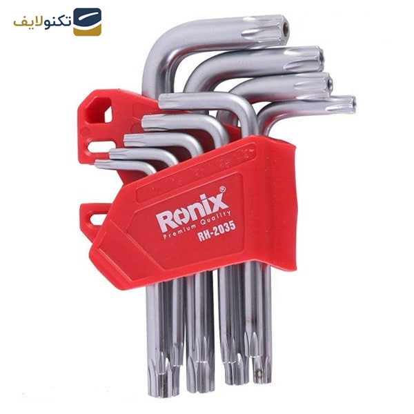 آچار ستاره ای رونیکس مدل RH-2035 مجموعه 9 عددی