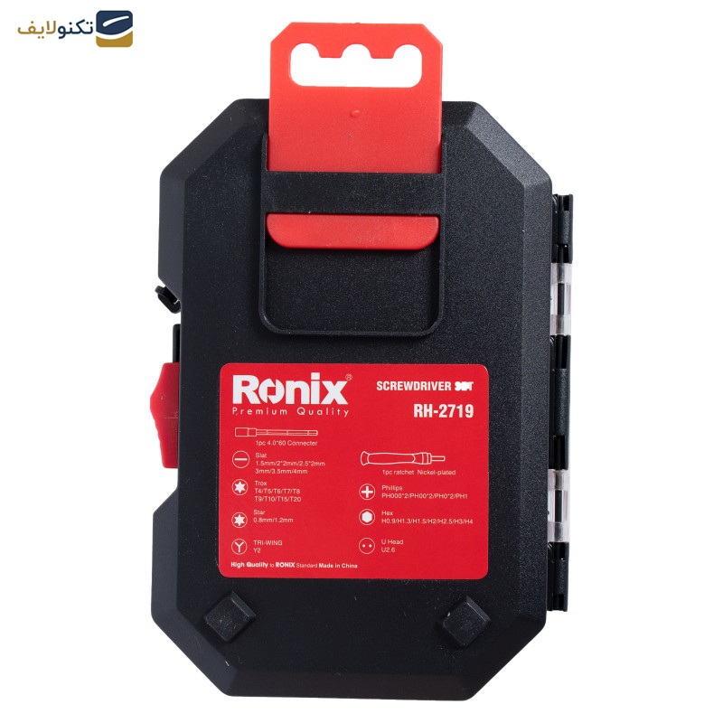 پیچ گوشتی رونیکس مدل RH-2719 مجموعه 37 عددی