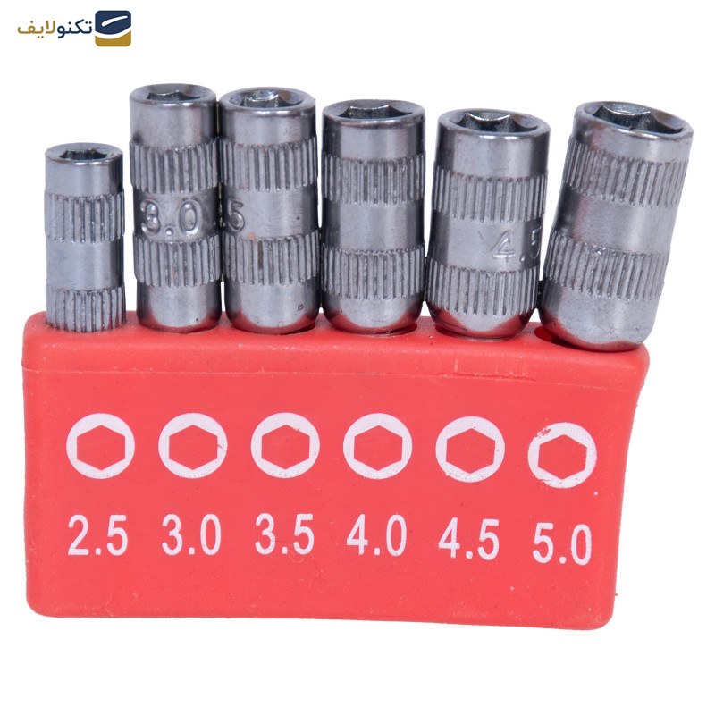  پیچ گوشتی و سری پیچ گوشتی رونیکس مدل 2711 -RH مجموعه 50 عددی