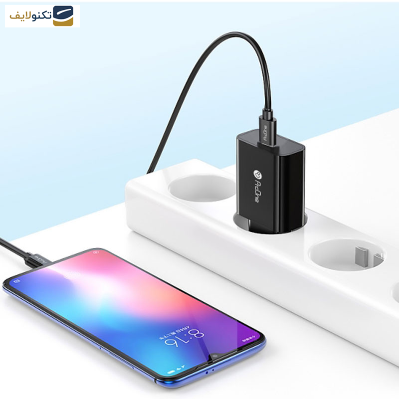 شارژر دیواری پرووان مدل PWC501 به همراه کابل USB-C