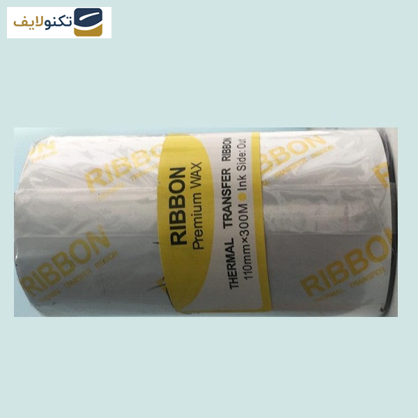 ریبون پرینتر لیبل زن مدل Premium Wax 110mm x 300m ریبون پرینتر لیبل زن مدل Premium Wax 110mm x 300m