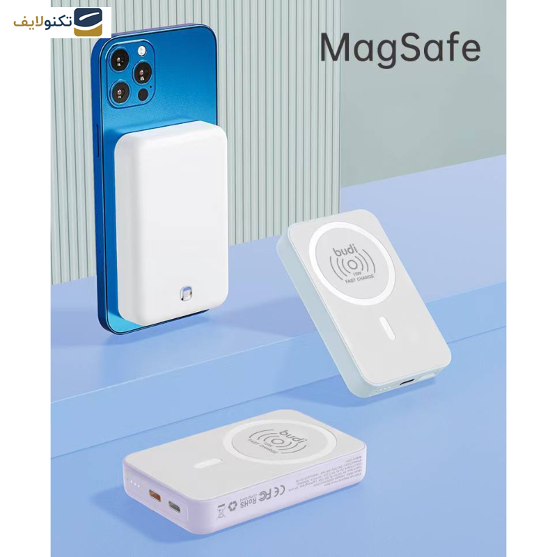 پاور بانک بودی مدل PB081W ظرفیت 10000 میلی آمپر ساعت