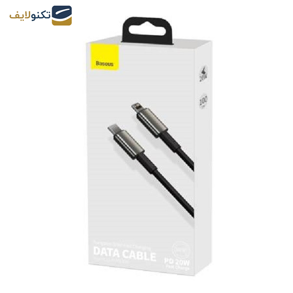 کابل تبدیل USB-C به لایتنینگ باسئوس مدل CATLWJ-01 20W طول 1متر
