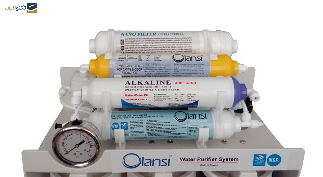 دستگاه تصفیه کننده آب خانگی اولانسی مدل Olansi RO-A930 دستگاه تصفیه کننده آب خانگی اولانسی مدل Olansi RO-A930