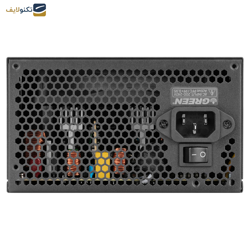 منبع تغذیه کامپیوتر گرین مدل GP600A-ECO Rev3.1
