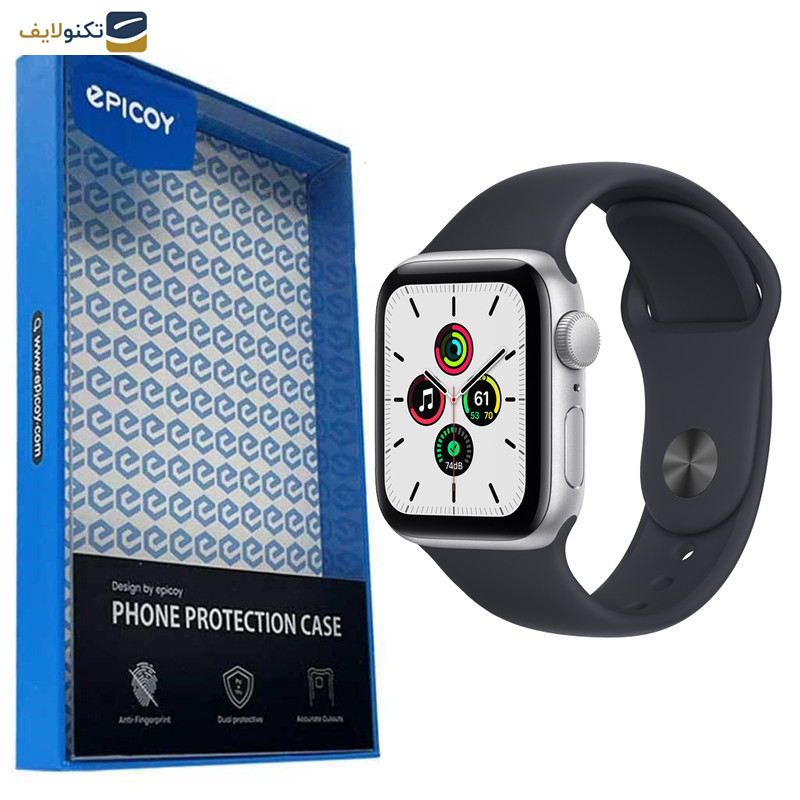 بند اپیکوی مدل SiliconBand مناسب برای اپل واچ 42/44/45/49 میلی متری