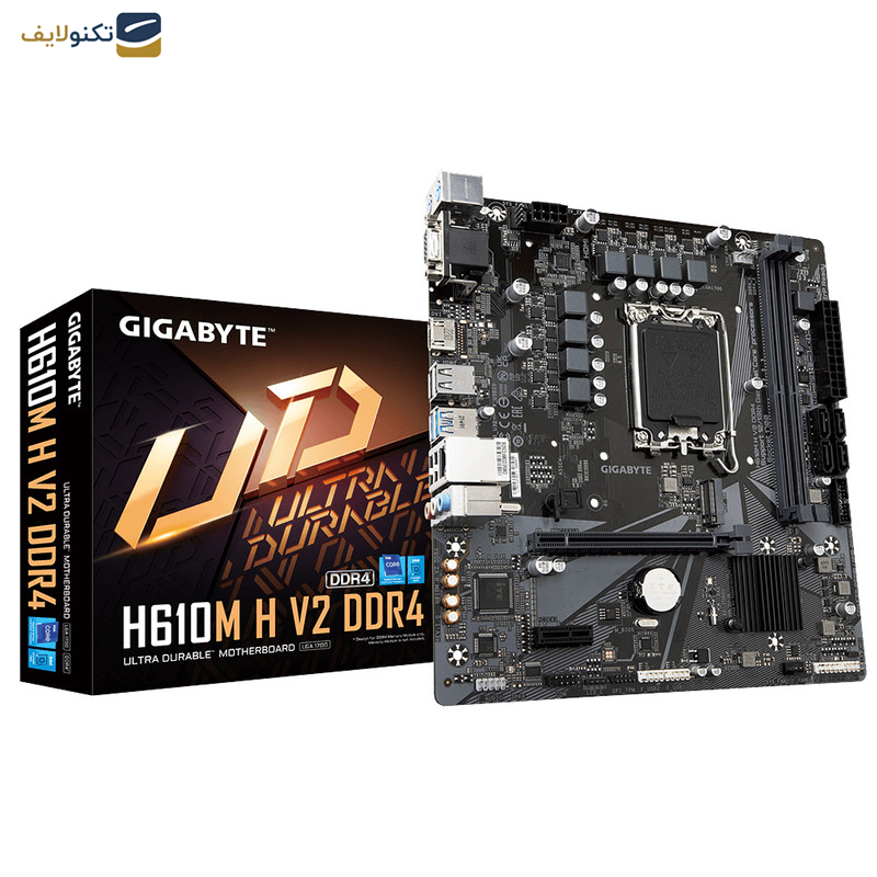 مادربرد گیگابایت مدل H610M H V2 DDR4 rev. 1.0 مادربرد گیگابایت مدل H610M H V2 DDR4 rev. 1.0