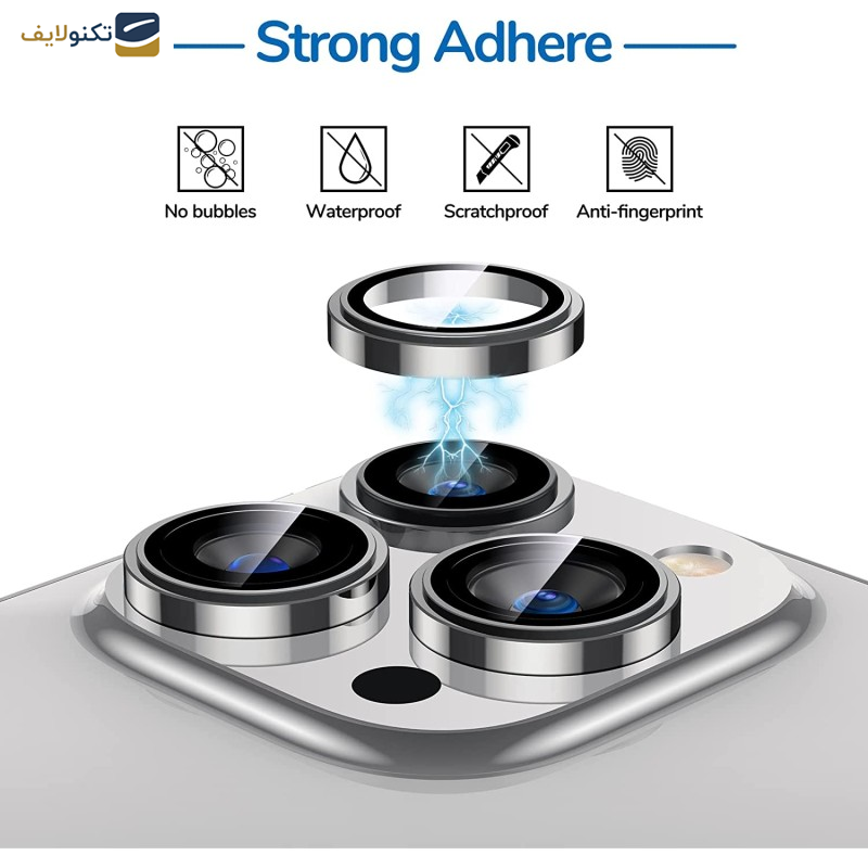 محافظ لنز دوربین کرا فیلم مدل رینگی کد 01 مناسب برای گوشی موبایل اپل iPhone 13 Pro / 13 Pro Max