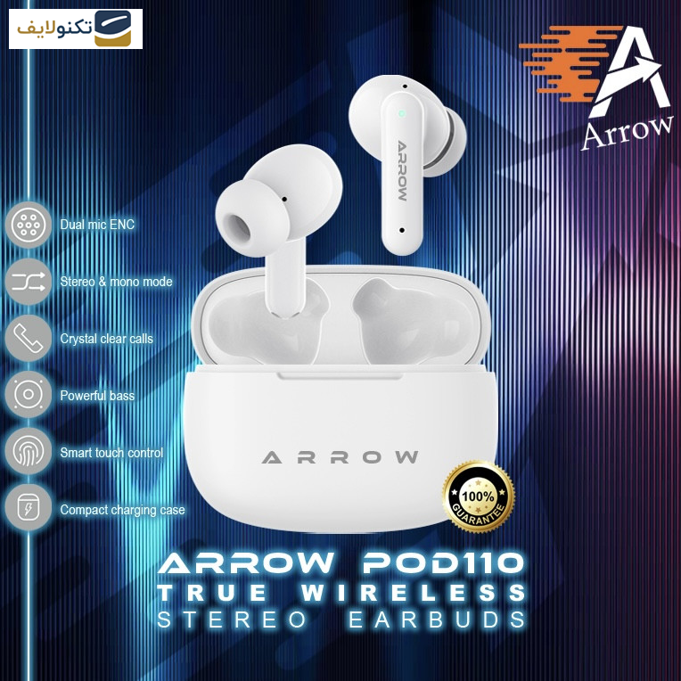هدست بلوتوثی ارو مدل POD110 هدست بلوتوثی ارو مدل POD110