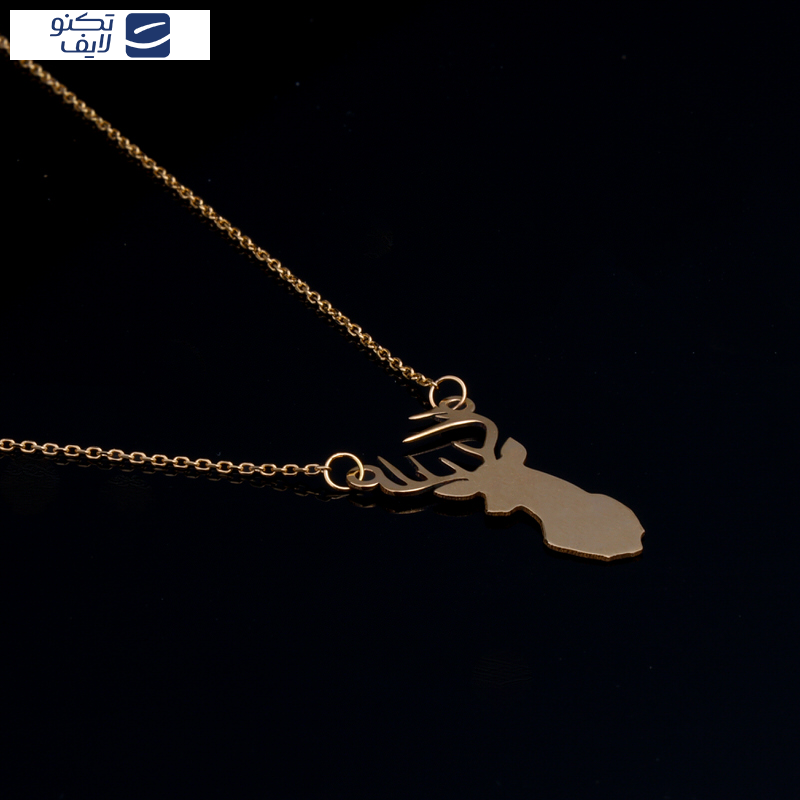 گردنبند  طلا18 عیار طرح گوزن  شوکا