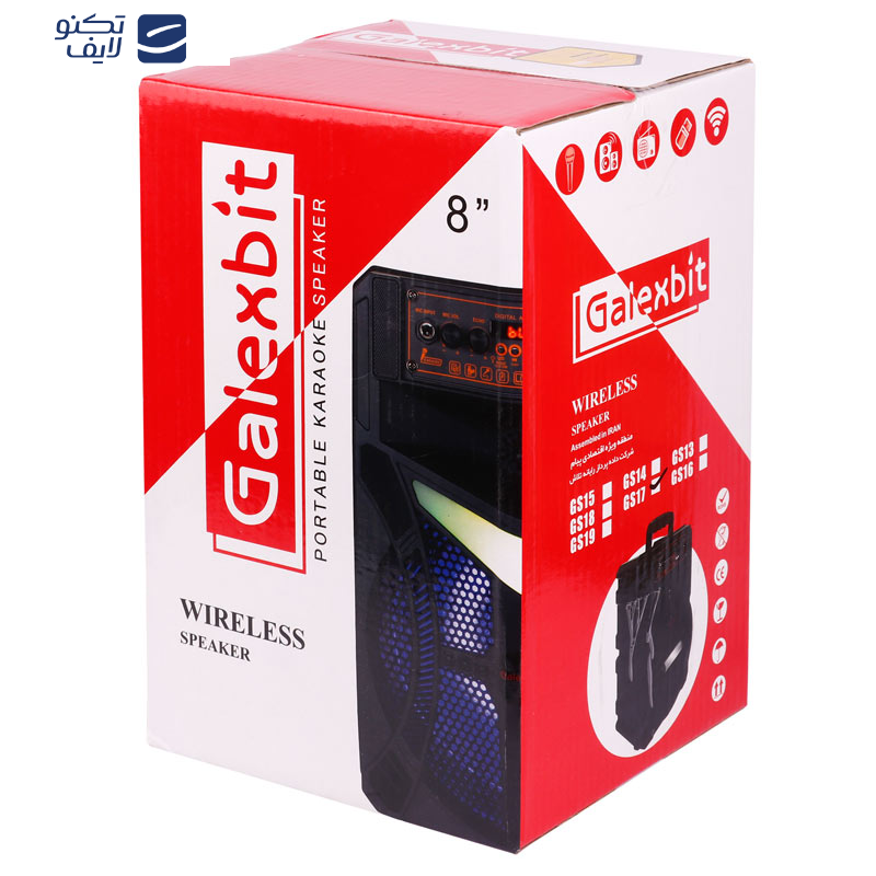 اسپیکر بلوتوثی قابل حمل گلکسبیت مدل GS17