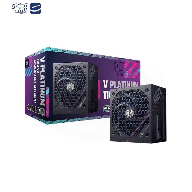 منبع تغذیه کامپیوتر کولر مستر مدل V Platinum 1100 V2 منبع تغذیه کامپیوتر کولر مستر مدل V Platinum 1100 V2