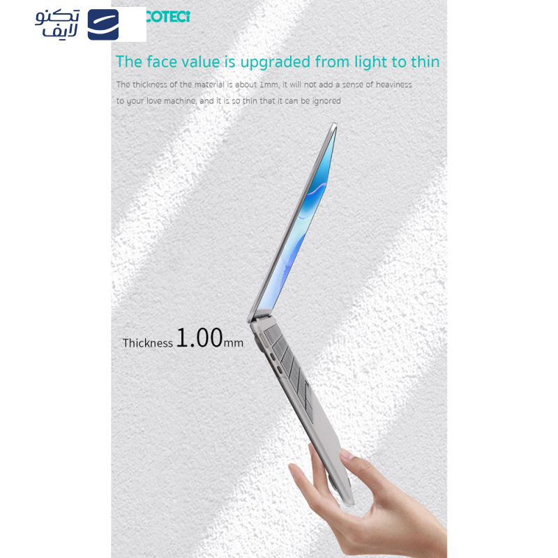 کاور محافظ کوتتسی مدل 11012 مناسب برای مک بوک پرو 14 اینچ A2442/ A2779/A2918