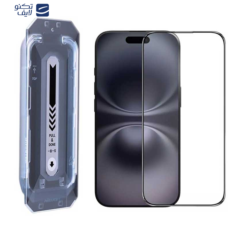 محافظ صفحه نمایش نیلکین مدل CP Plus Pro مناسب برای گوشی موبایل اپل iPhone 16 به همراه کیت نصب محافظ صفحه نمایش نیلکین مدل CP Plus Pro مناسب برای گوشی موبایل اپل iPhone 16 به همراه کیت نصب