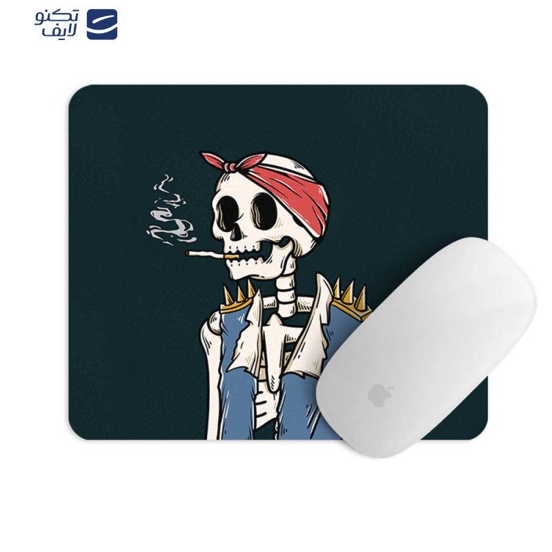 پد موس مستر پیکد طرح اسکلت با سیگار کد PCD-MP1018 پد موس مستر پیکد طرح اسکلت با سیگار کد PCD-MP1018