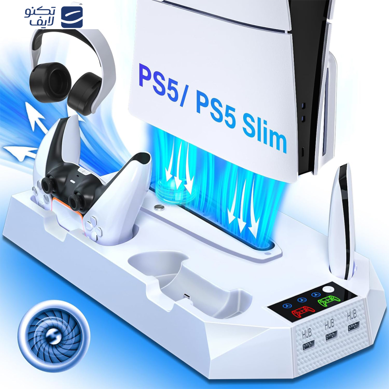 پایه فن کنسول و شارژر دسته بازی مدل COOLING STAND YH-55-1