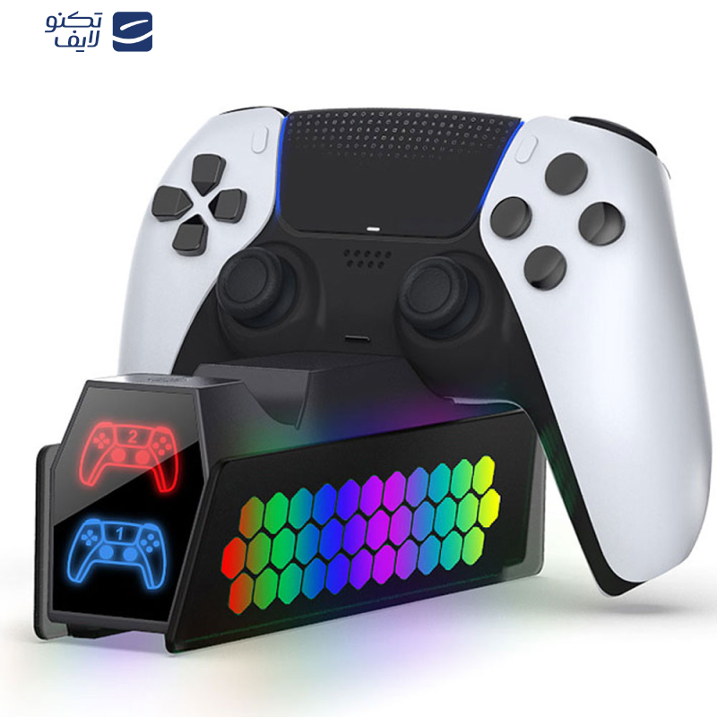 پایه شارژر دسته پلی استیشن 5 دابی مدل DOBE TP5-3571 RGB