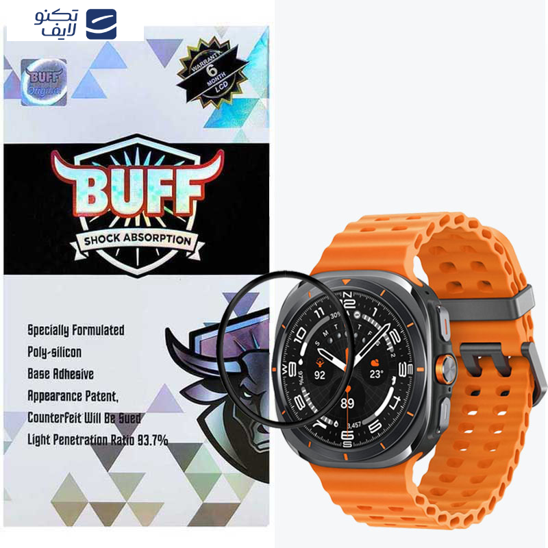 محافظ صفحه نمایش بوف مدل Full glue-G مناسب برای ساعت هوشمند سامسونگ Galaxy Watch 7 Ultra 47mm