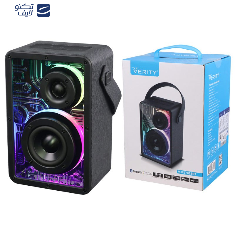 اسپیکر بلوتوثی قابل حمل وریتی مدل 7028BT اسپیکر بلوتوثی قابل حمل وریتی مدل 7028BT