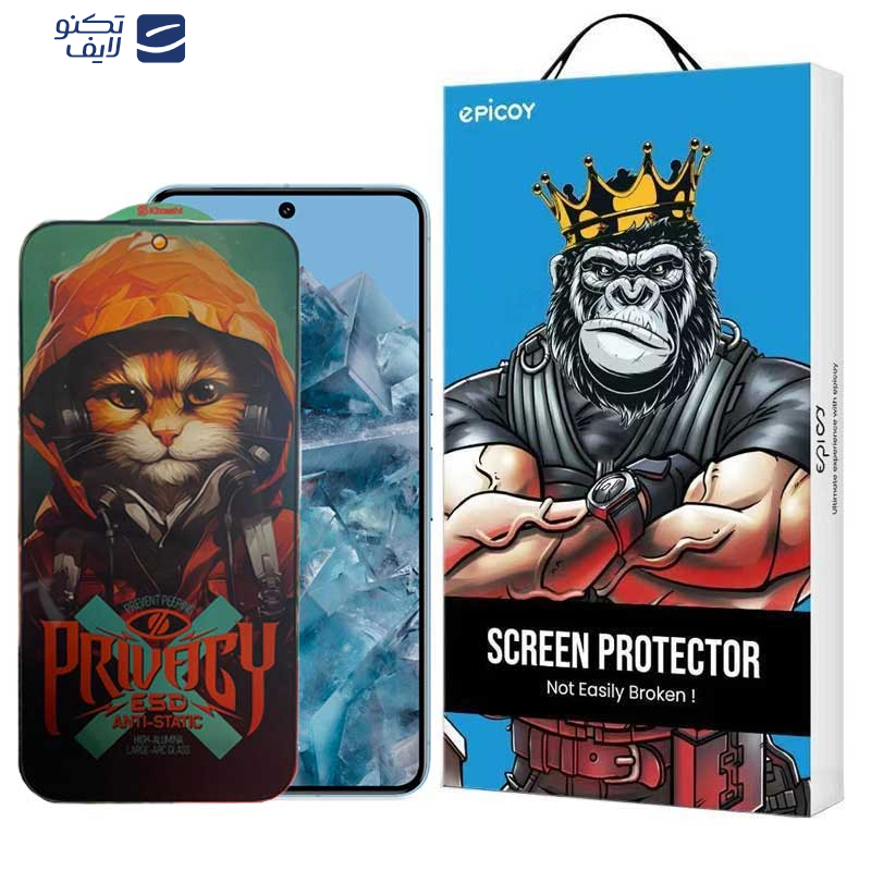 محافظ صفحه نمایش حریم شخصی اپیکوی مدل Privacy Hoodie Cat مناسب برای گوشی موبایل گوگل Pixel 9 Pro XL محافظ صفحه نمایش حریم شخصی اپیکوی مدل Privacy Hoodie Cat مناسب برای گوشی موبایل گوگل Pixel 9 Pro XL